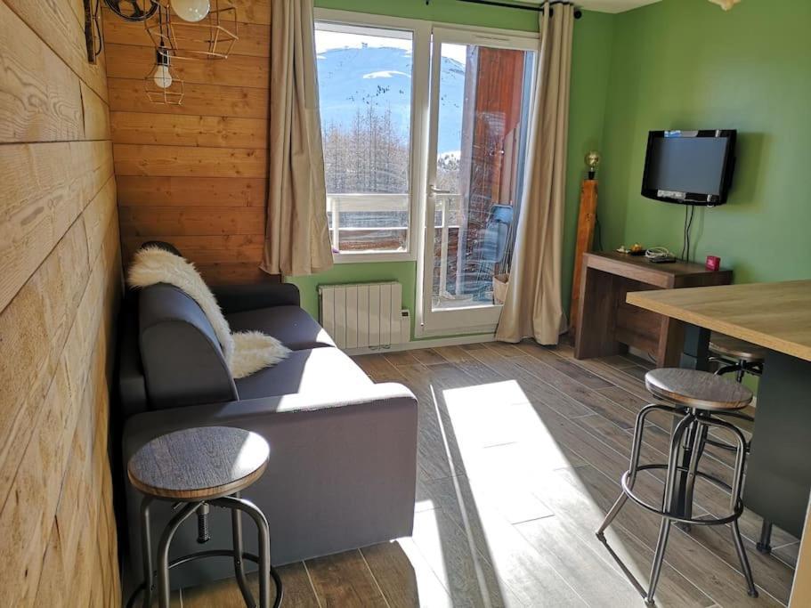 Au Pied Des Pistes Avec Parking Entierement Renove Daire Huez Dış mekan fotoğraf